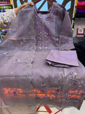 Premium Quata Embroidered Party Dress